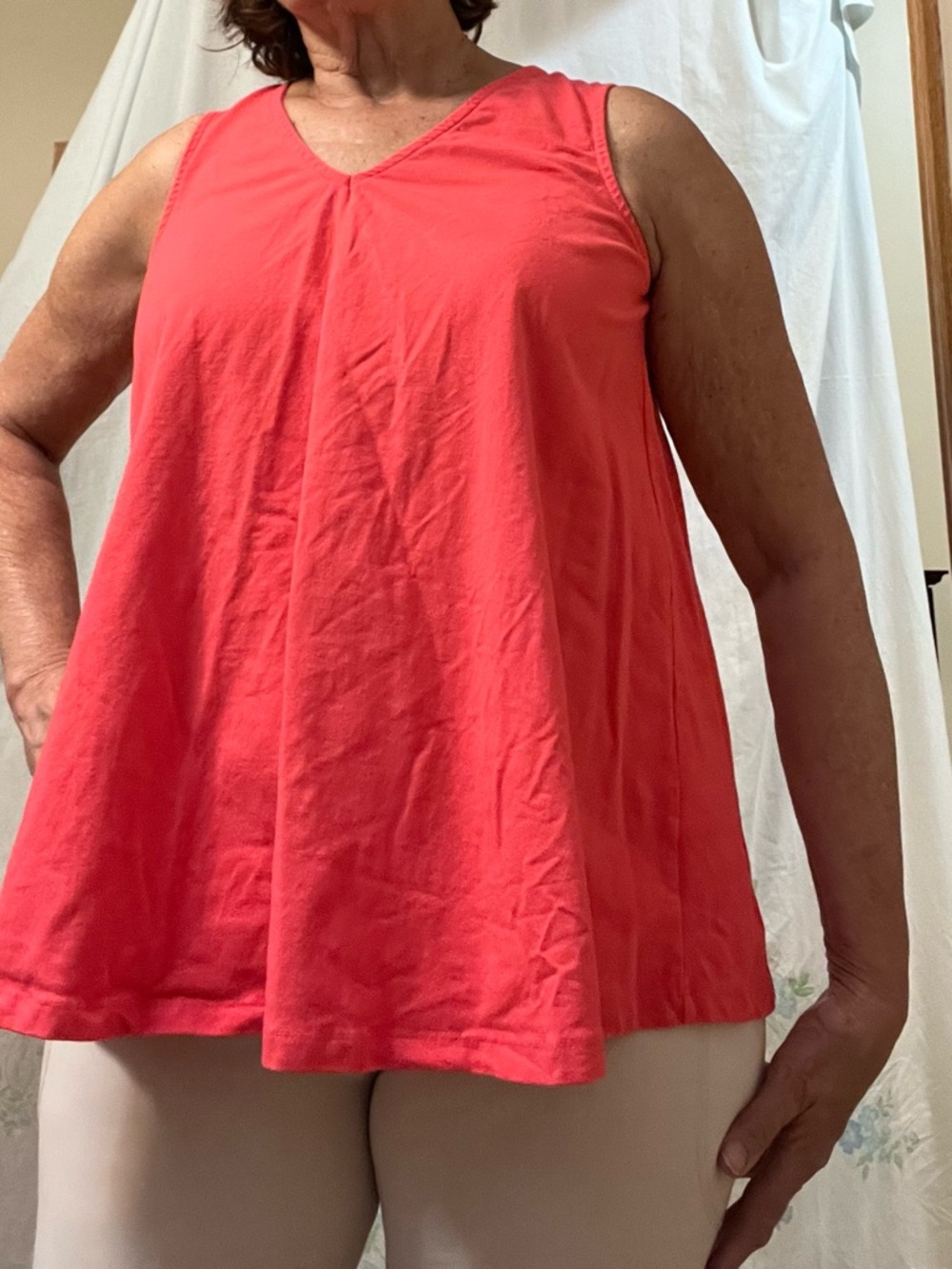 Jessica London Coral Tank Swing Top